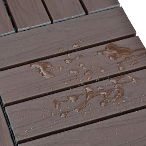 Skypatio Interlocking Deck Tiles 9 PCS, Poolside & Garden - Image 5