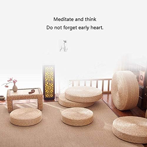 HUAWELL 2 Pack Tatami Floor Pillow Sitting Cushion Bigger Size, Round Padded - Image 5