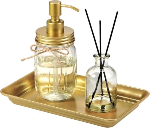 SheeChung Metal Vanity Tray, Bathroom Counter Storage Tray - Image 4