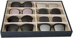 Premium Quality Sunglasses Tray Organizer Display PU Leather Exterior Soft by SVEADISPLAY