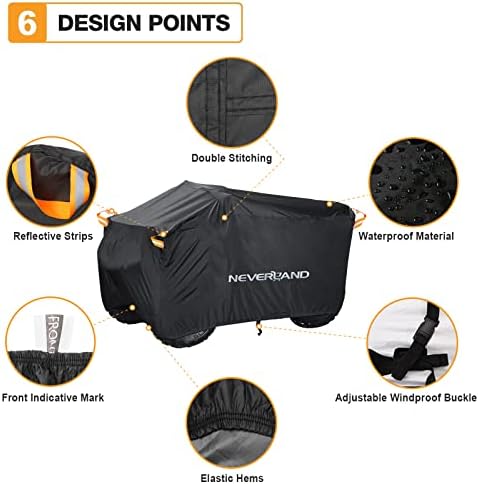 NEVERLAND ATV Cover Waterproof Heavy Duty 4 Wheeler Cover - Image 2