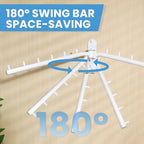 Mooche Swing Clothes Hanger Rack, Garment Racks 11.93" Long - Image 4