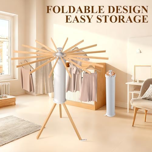 Foldable Clothes Drying Rack, Portable Garment Drying Rack - Image 2