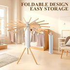 Foldable Clothes Drying Rack, Portable Garment Drying Rack - Image 2