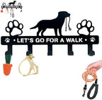 5-Hooks Dog Leash Holder for Wall， Dog Accessory Holder ，Metal Key Holder Leash by Unknown