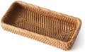 Small Rattan Serving Tray, Natural Wicker Decorative Tray by S310