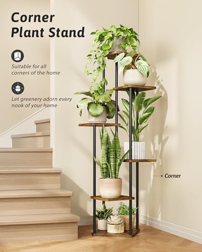 GENTINGBRO Corner Plant Stand Indoor Tall Plant Shelf - Image 2