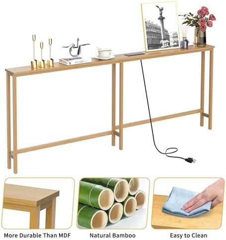 VASMIA 70.9 Inch Narrow Console Table - Image 5