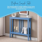 Kings Brand Narrow Console Table w/Storage Shelf - Image 4