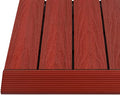 NewTechWood 1/6 ft. x 1 ft. Quick Deck Composite Deck Tile Straight Fascia in by NewTechWood