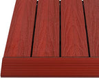 NewTechWood 1/6 ft. x 1 ft. Quick Deck Composite Deck Tile Straight Fascia in by NewTechWood