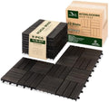 VICTORY RELAX Natural Acacia 12x12 Interlocking Wood Deck Tiles by VICTORYRELAX