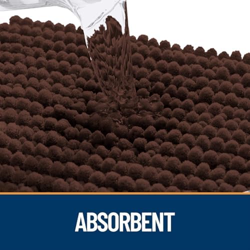 OLANLY Dog Door Mat for Muddy Paws 44x24, Extra Absorbent Chenille Mud Mat - Image 4