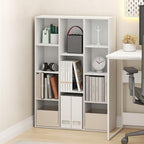 Furinno LUDER Book Shelf, 11-Cube Bookshelf, Reversible Bookcase, 9.4 x 29.1 x - Image 2
