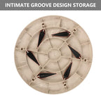4Pcs Large Stepping Stones Outdoor Garden Walkway, Durable Pavers - Image 3