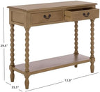 SAFAVIEH Athena 2-Drawer Wood Console Entryway Table, 35.5" CNS5702F - Image 3