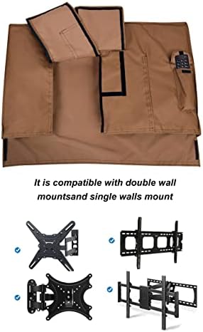 iBirdie Outdoor TV Cover 60 to 65 inch Weatherproof and Waterproof - Image 4