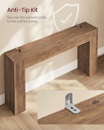 VASAGLE 63 Inches Entryway Table, Thick Tabletop Console Table - Image 5