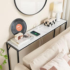 MAHANCRIS Console Table, Narrow Sofa Table Behind Couch, 43.7” Entrance Table - Image 4