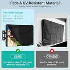 REDRICH 600D Heavy Duty Outdoor TV Cover or 49-50 inch TV, Upgraded Waterproof - Image 5