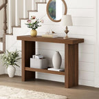 MAHANCRIS Modern Console Table, 39.4" Rectangular Entryway Table - Image 4
