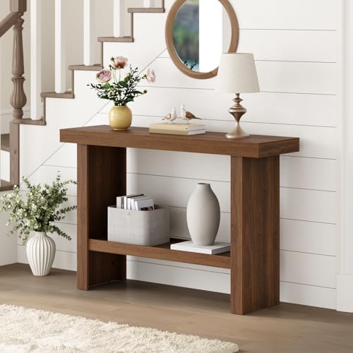 MAHANCRIS Modern Console Table, 39.4" Rectangular Entryway Table - Image 4