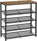 VASAGLE 5-Tier Shoe Rack, Adjustable, Freestanding by VASAGLEbySONGMICSHOME