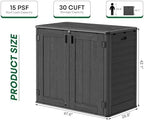 Outdoor Storage Cabinet Waterproof 31 Cu.Ft - Image 2