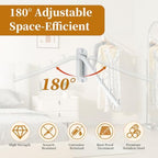 Alise Swing Clothes Hanger Rack, Swivel Garment Hanger Wall Mount - Image 3