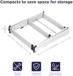 BLACK+DECKER 4-Tier Expandable Collapsible Clothes Drying Rack, Telescopic - Image 3