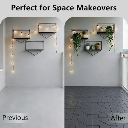 44 Pack Interlocking Deck Tiles, 12 x 12 Inch Outdoor Patio Flooring, Snap - Image 6