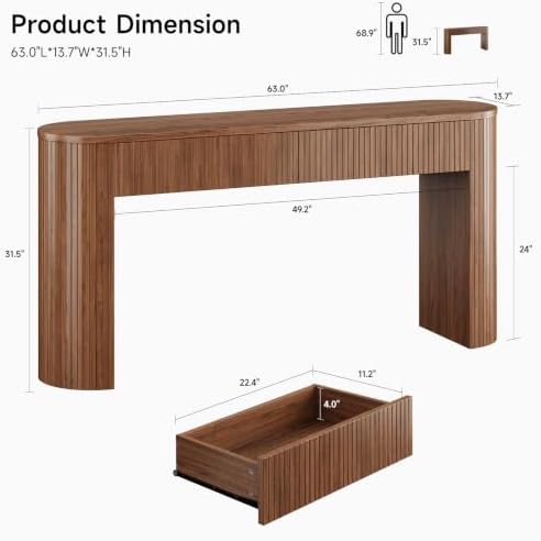 ONBRILL 63 Inch Console Table - Image 2