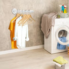 Sumnacon Wall Mounted Clothes Rack - Image 2