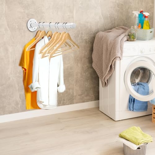 Sumnacon Wall Mounted Clothes Rack - Image 2