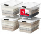 IRIS USA 72 Qt Storage Bins by IRISUSA