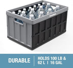Collapsible Storage Bin - 62L - Obsidian - Image 4