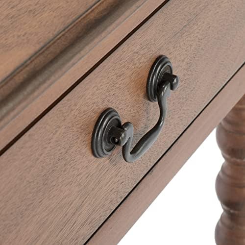 SAFAVIEH Athena 2-Drawer Wood Console Entryway Table, 35.5" Brown CNS5702C - Image 5
