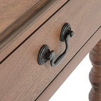 SAFAVIEH Athena 2-Drawer Wood Console Entryway Table, 35.5" Brown CNS5702C - Image 5