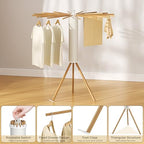 SUNOUTLY Tripod Clothes Drying Rack, Garment Rack Portable and Foldable Space - Image 4