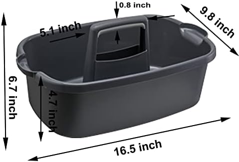 Large Plastic Cleaning Supply Caddy - Image 2