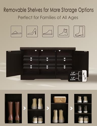 DINZI LVJ Shoe Storage Bench - Image 4