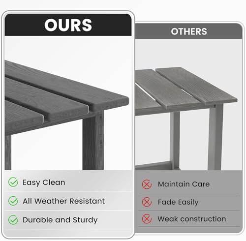 Kromax Outdoor Side Table, Small Outdoor Table - Image 6