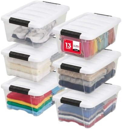 IRIS USA 13 Qt Storage Bins by IRISUSA