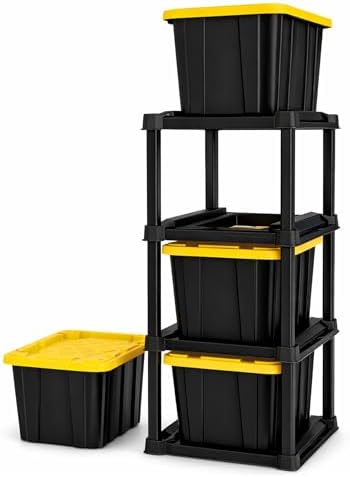 Sterilite 4-Tier Tote Rack by Sterilite