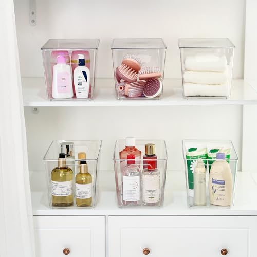 Vtopmart 8 Pack Clear Stackable Storage Bins - Image 5