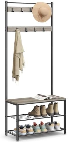 VASAGLE Coat Rack, Hall Tree by VASAGLEbySONGMICSHOME