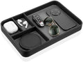 Leather Valet Tray 12”x8” – PU Leather Catchall by Unknown