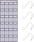 Over the Door Shoe Organizer, 24 Mesh Pockets, Hanging Storage by Unknown