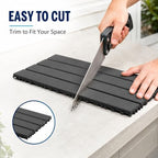 Plastic Interlocking Deck Tiles, 24 Pack, Decking Tiles - Image 6