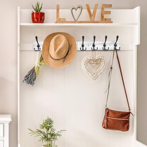 IBosins Wall Mounted Coat Rack, 31.4" Long - Image 4